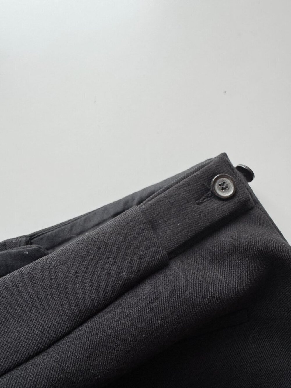 ACNE STUDIOS Cig D Wool Mid Rise Cropped Tapered Trousers Pants, Size 36/S - Picture 7 of 11
